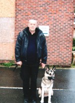 Roy Burgess with k9 Buck